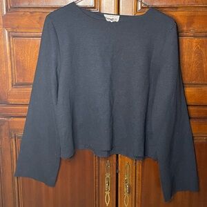 Women’s For the Republic Cropped Long Sleeve Shirt Size M